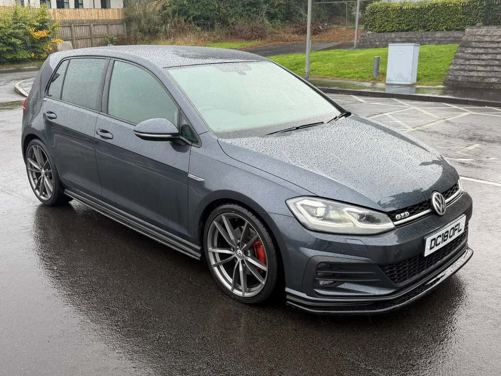 2018 Volkswagen Golf 2.0 TDI 184 GTD BlueLine 5dr DSG, blue